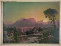 Sunrise in the Alleghenies (1880). Original from the Library of Congress.