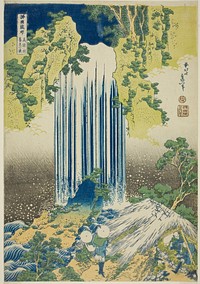 Katsushika Hokusai (1760-1849). Yōrō Waterfall in Mino Province. Original from The Art Institute of Chicago.