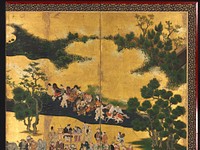 Horse Race at the Kamo Shrine, 1615-50. Original from The Cleveland Museum of Art.