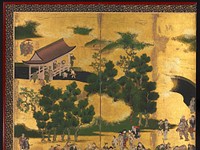 Horse Race at the Kamo Shrine, 1615-50. Original from The Cleveland Museum of Art.