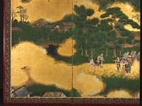 Horse Race at the Kamo Shrine, 1615-50. Original from The Cleveland Museum of Art.