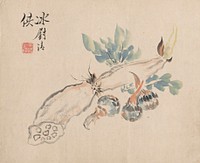 Lotus Root and Adder's Tongue. Original from The Cleveland Museum of Art.