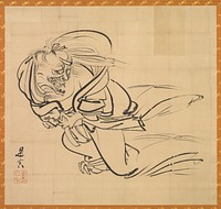 Sketch of Ibaraki-doji (1615-1868). Original from The Cleveland Museum of Art.