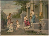 Pompeiish scene (1914). Original from the Library of Congress.