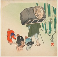 Scene from the "Toungue-cut Sparrow" (19th century) print in high resolution by Shibata Zeshin.  Original from The Minneapolis Institute of Art.