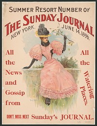 Summer resort number of The Sunday Journal, New York (1896) by Archie Gunn. Original from the Library of Congress.