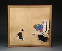 Tale of the Bamboo Cutter (1807–1891) painting in high resolution by  Shibata Zeshin. Original from the Davison Art Center of Wesleyan University. 