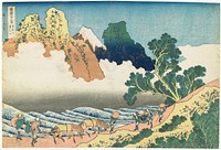 Back View of Fuji from the Minobu River (1830–1833) in high resolution by Katsushika Hokusai. Original from The Minneapolis Institute of Art.