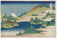 Hakone Lake in Sagami Province (1830–1833) in high resolution by Katsushika Hokusai. Original from The Minneapolis Institute of Art. Original from the Minneapolis Institute of Art.