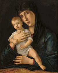 Madonna and Child (ca. 1480–1485) by Giovanni Bellini.  