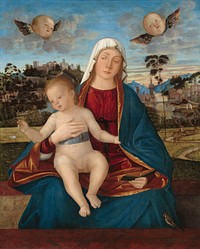 Madonna and Child (ca. 1505–1510) by Vittore Carpaccio.  