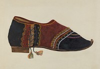 Man's Dancing Shoe (c. 1936) by Ann Gene Buckley.  