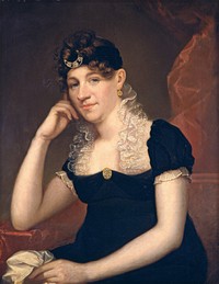 Maria Gansevoort Melvill (Mrs. Allan Melvill), (ca. 1815) by Ezra Ames.  