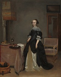 Maria van Suchtelen (ca. 1666) by Gerard ter Borch the Younger.  