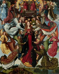 Mary, Queen of Heaven (ca. 1485–1500) by Master of the Saint Lucy Legend .  