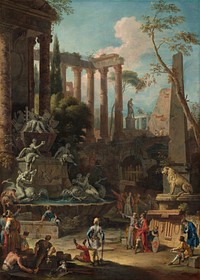 Memorial to Admiral Sir Clowdisley Shovell (1725) by Sebastiano Ricci & Marco Ricci.  