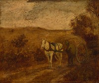 Mending the Harness (ca. 1870s) by Albert Pinkham Ryder.  