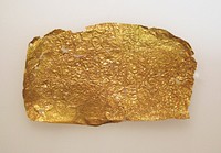 Frontlet of gold leaf