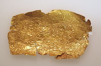 Frontlet of gold leaf