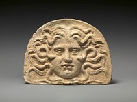 Antefix, head of Medusa