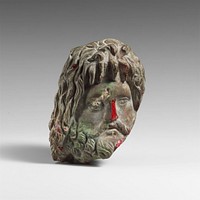 Glass head of Zeus Sarapis