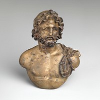 Bronze bust of Jupiter