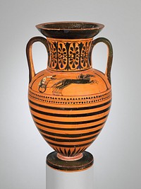 Terracotta neck-amphora (jar)