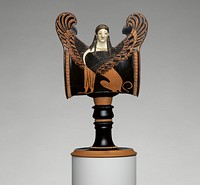 Terracotta stand, Greek, Attic