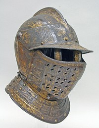 Close Helmet with Falling Buffe