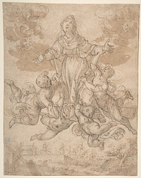 Virgin in Glory with Angels