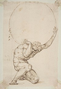 Crouching Figure of Atlas