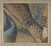 Fragment of a Tapestry Cartoon: Foot in a Buskin, Drapery, and a Plant, School of Raphael (Raffaello Sanzio or Santi)