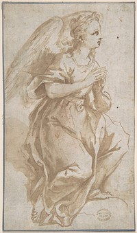 An Angel in Adoration, Anonymous
