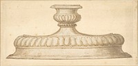 Design for a Decorated Base of a Candlestick Holder