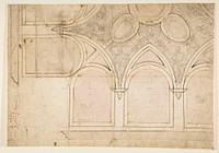 Design for the Ceiling Decoration in Vasari's House in Arezzo