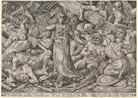 Victory Surrounded by Prisoners and Trophies by Frans Floris I