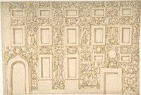 Design for the Decoration of a Facade in Fresco or Sgraffito