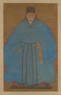 Portrait of the Artist's Great-Granduncle Yizhai at the Age of Eighty-Five by Ruan Zude