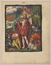 Resurrection, from the Small Woodcut Passion by Albrecht Dürer