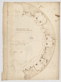 Pantheon, partial plan; details (recto) Pantheon, rectangular niche, perspective; vault, detail (verso)