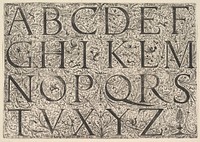 Roman Majuscule Alphabet