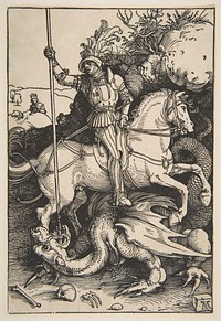 Saint George and the Dragon by Albrecht Dürer