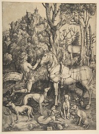 Saint Eustace by Albrecht Dürer