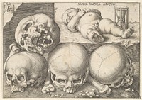 Sleeping Child with Four Skulls (reverse copy)