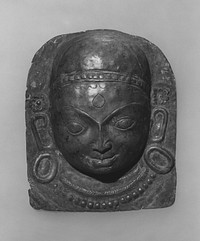Relief Plaque of Hindu Deity, Probably Processional: Face of a Deity