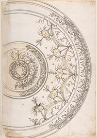 Design for Silver Plate Decorated with Crabs