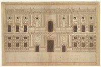 Study for the West Façade of the Palace of Charles V, The Alhambra, Granada