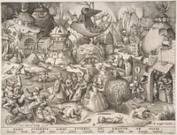 Pride (Superbia), from the series The Seven Deadly Sins by Pieter van der Heyden