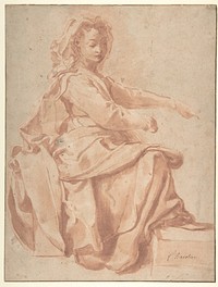 Seated Female Figure