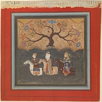 "Kai Khusrau, Farangis and Giv Crossing the River Jihun (Oxus)", Folio from a Shahnama (Book of Kings) by Abu'l Qasim Firdausi (author)